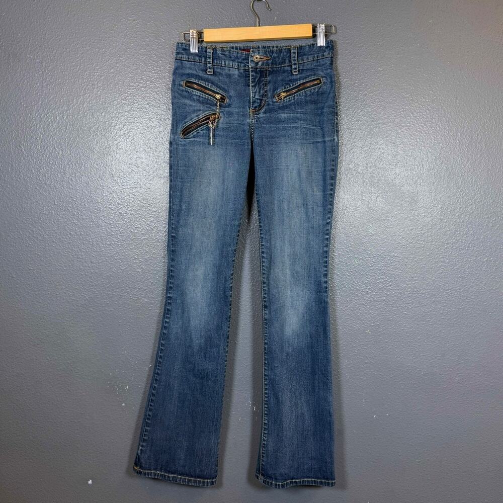 Baby Phat 26/32 women’s blue denim jeans y2k baggy vintage pants